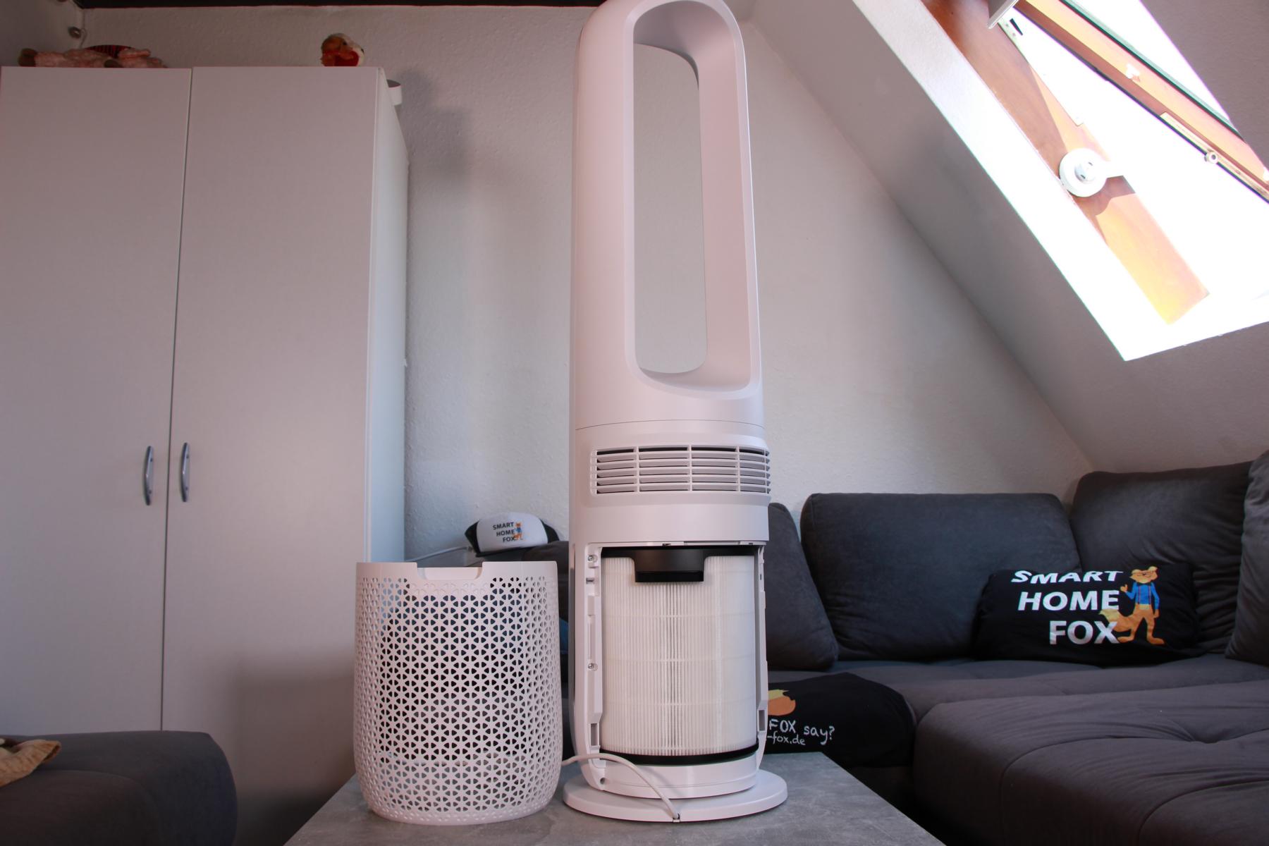 Die Filtereinheit des Philips Air Performer Series 7000 (AMF765/10) ist im Turmventilator und Luftreiniger eingesetzt.